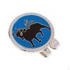 Chinese Pattern Alloy Golf Ball Marker With