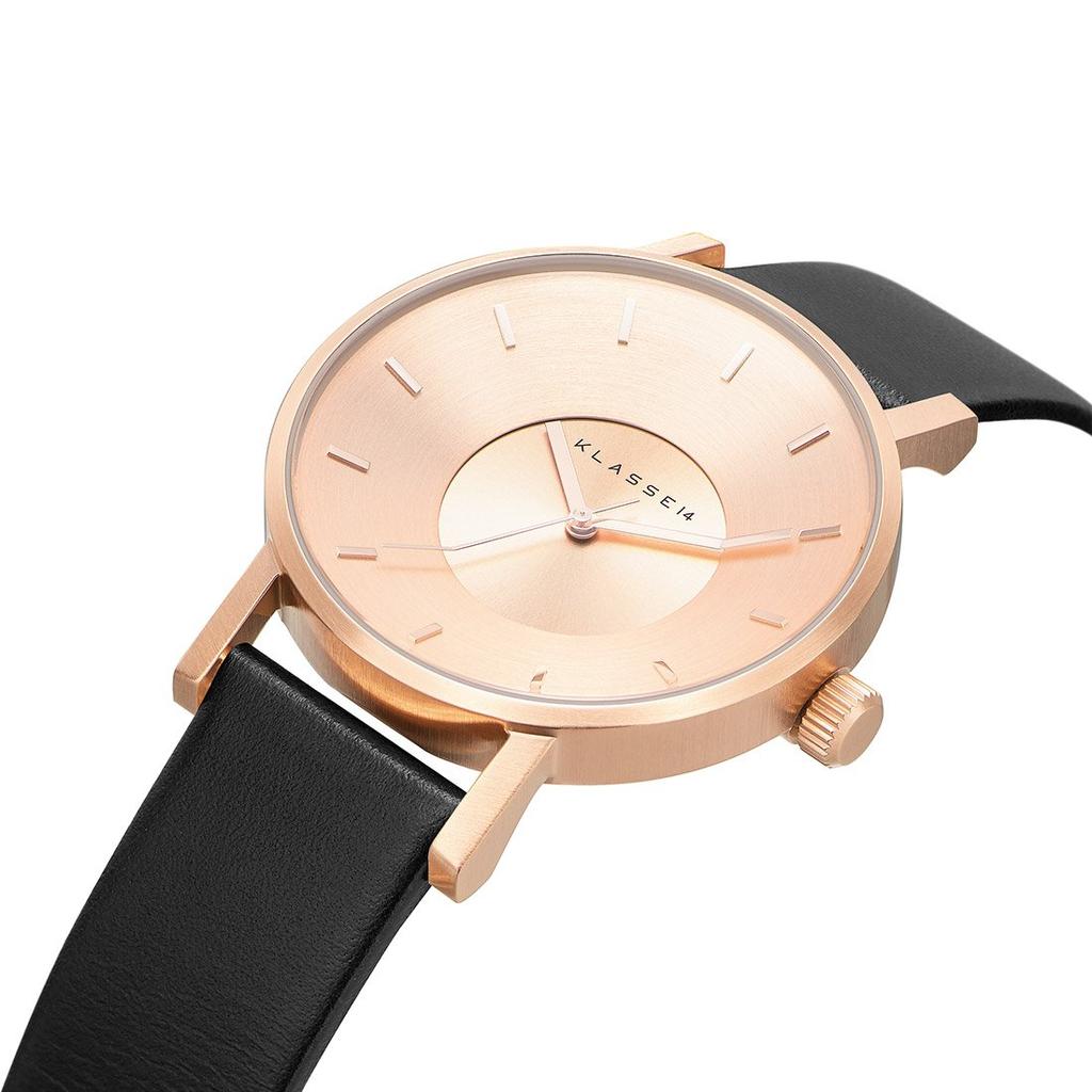 [Class Fourteen] Volare Rose Gold 42mm VO14RG001M Men's Genuine Import Black