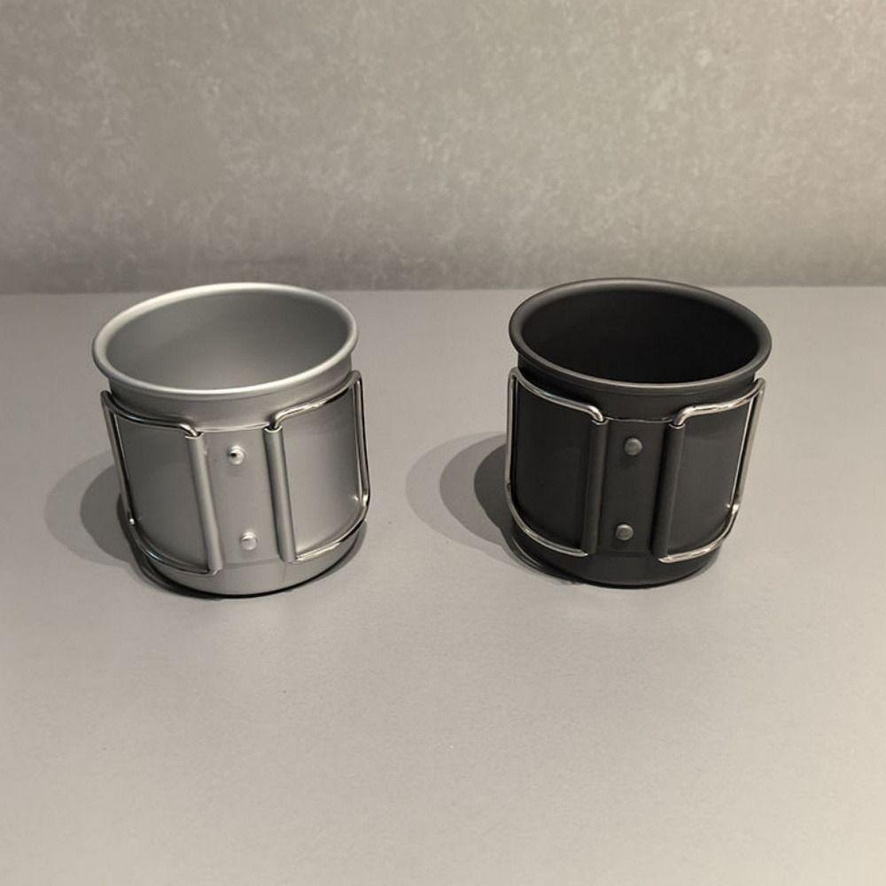 2 Colors Folding Water Cup Can Hold Boiling Water Outdoor Camping Cup  Camping Picnic