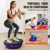 23" Half Exercise Ball Trainer Yoga Balance Stability Ball Resistance Band
