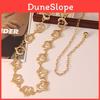 Love Heart Metal Waist Chain With Elegant Hollow Buckle For Women Summer Fashion Accessory