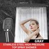 New Pressurized Shower Head Set Household Square Large Panel Universal Bathroom Large Water Shower Combination