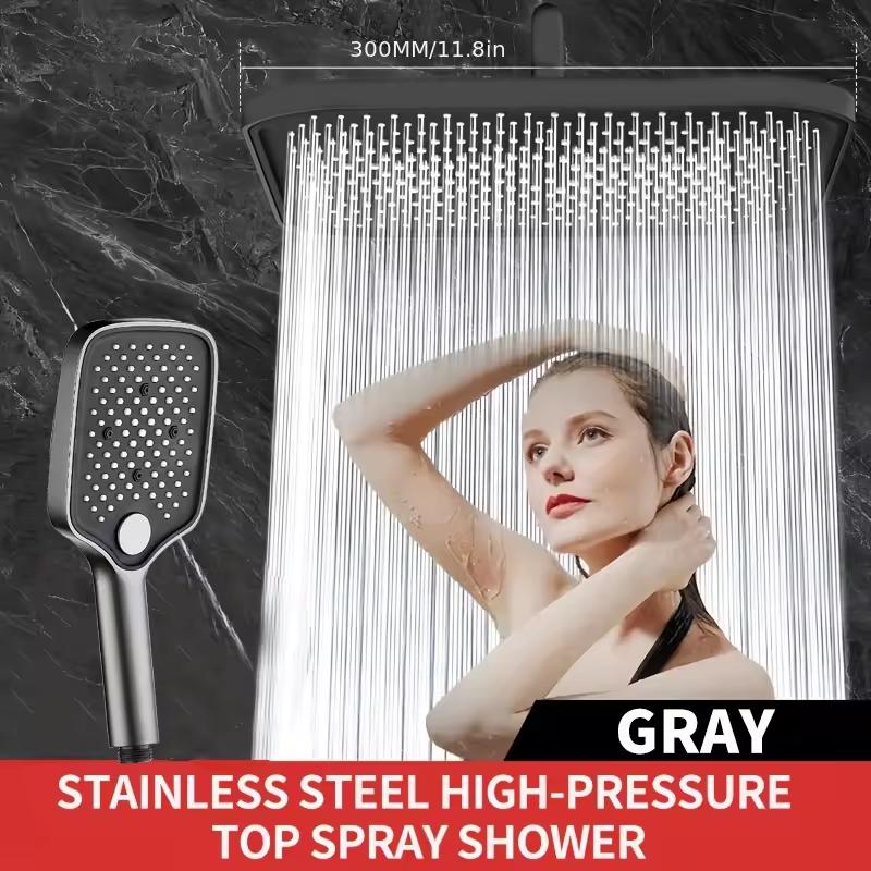 Neues Druckduschkopf-Set Haushalt Quadratisch Großes Paneel Universal Badezimmer Große Wasser Duschkombination