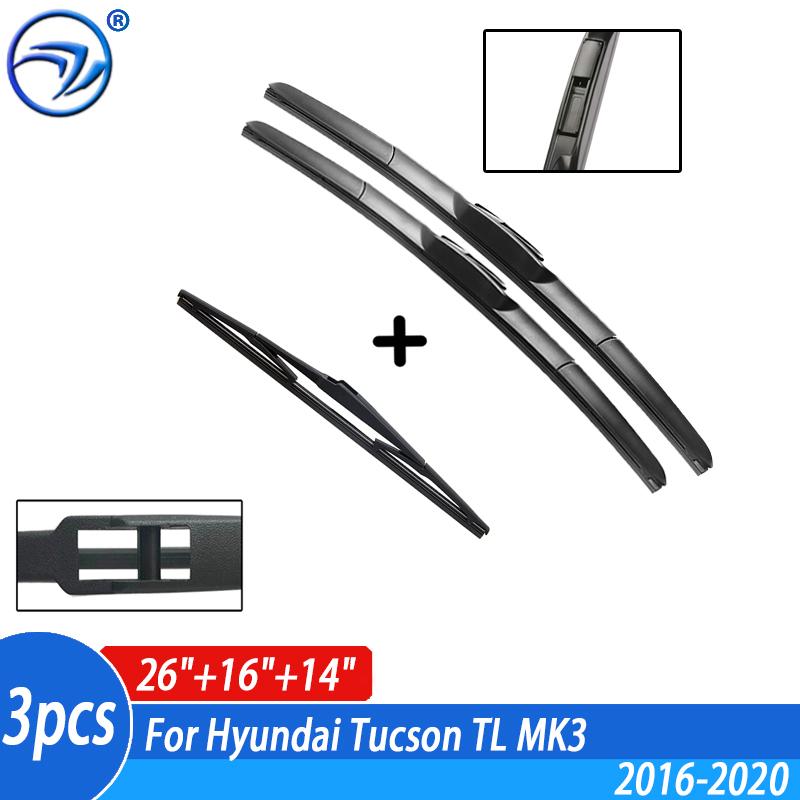 Дворники Стеклоочистители Для Hyundai Tucson TL MK3 2016 -   2018 2017 2016 Переднее Заднее Стекло 2017 2018 2PCS