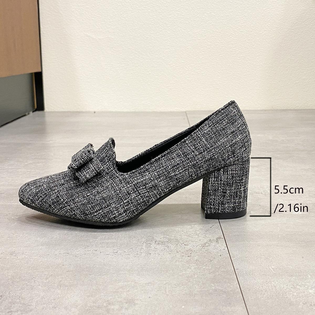 

Модные туфли-лодочки на высоком каблуке с острым носком 2025 Элегантные дизайнерские туфли Весенний тренд Zapatillas De Mujer 34 серый