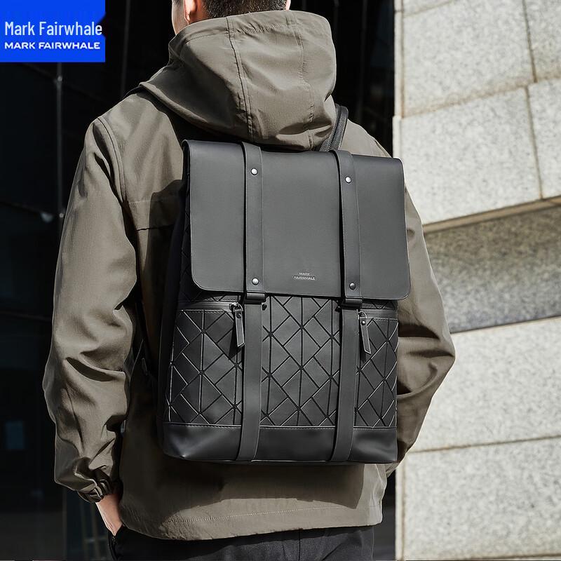 MARK FAIRWHALE Men's 16-inch Business & Travel Laptop Backpack