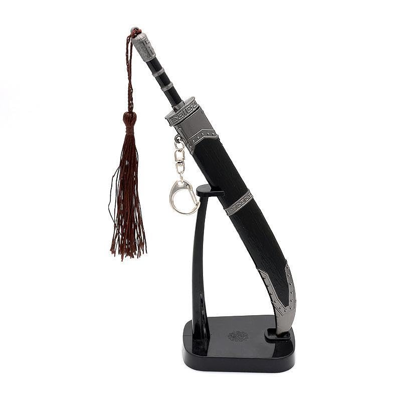 [Nekogamiyama] Suikoden: Yang Zhi's Sword, Heroic General and Weapon, 22cm Long / Miniature Figurine, Collector's Decor