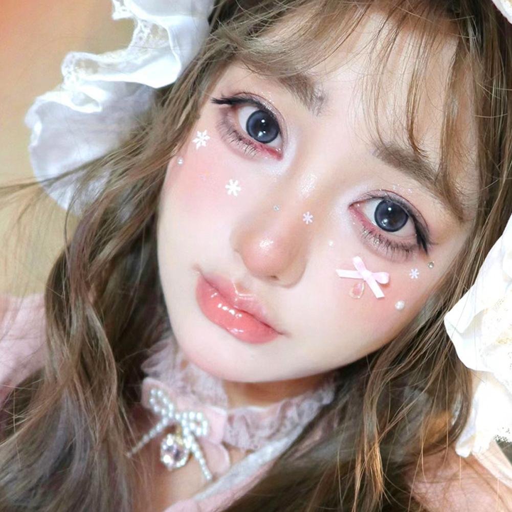 Christmas Makeup Face Stickers Christmas Makeup Face Snow Butterfly Paste Temporary Face Face P M3Z2