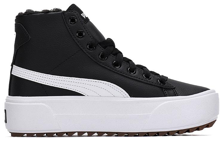 Women's Sneakers Puma Wmns Kaia Mid 'Fur - Black'