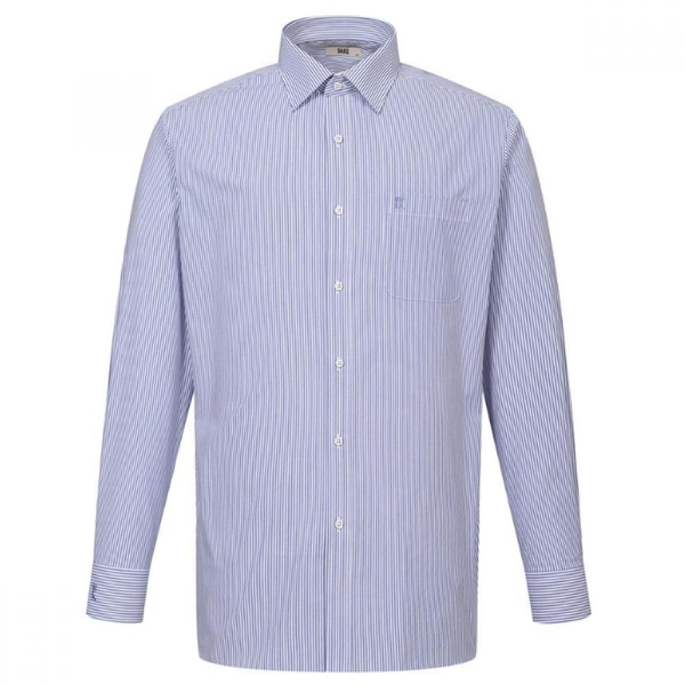 Daks Linen Blended Micro Stripe Regular Fit Dress Shirt Dms3shdl121b1