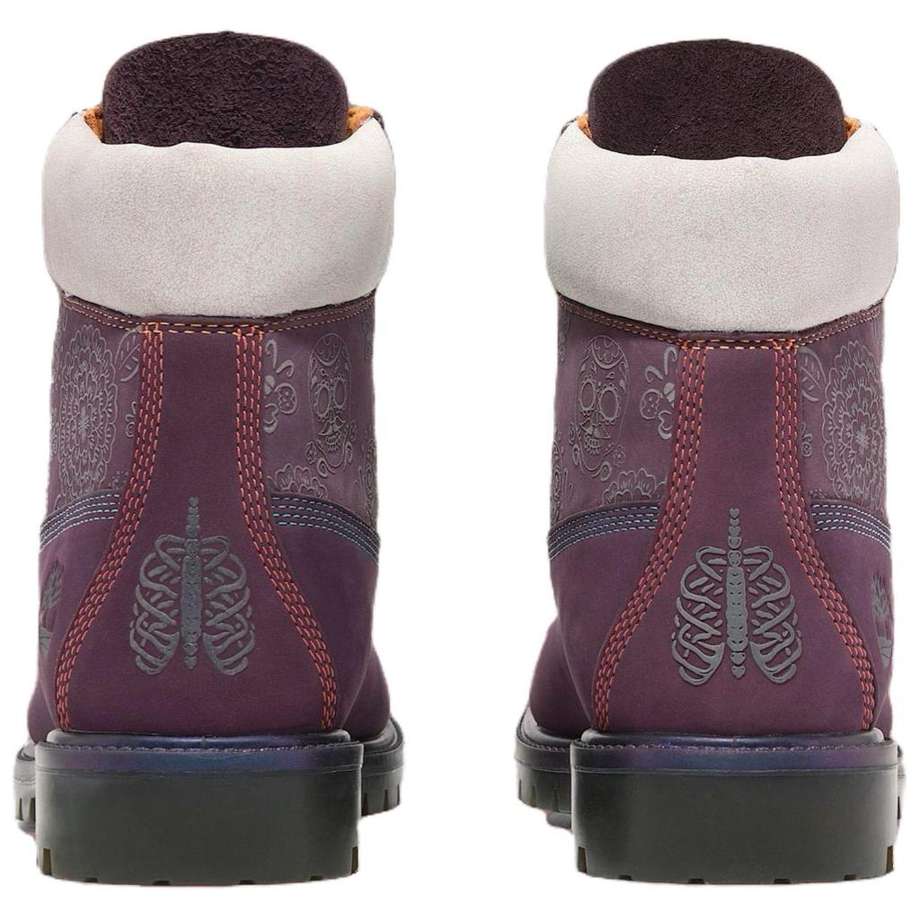 Timberland Stivale Heritage Premium Impermeabile 6 Pollici Dia De Muertos Uomo Sneakers Viola Viola Scuro TB0A41MW-EJJ