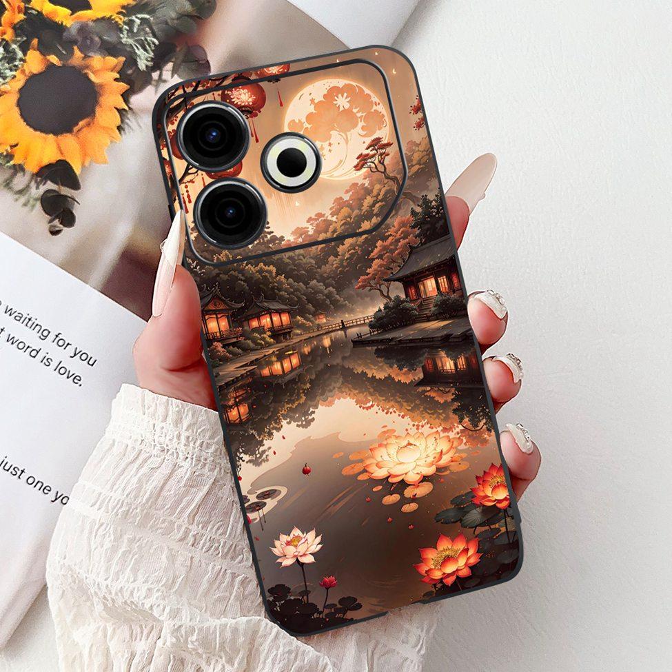 For Tecno Pova 6 Neo 4G Case Cover Luxury Butterfly Love Fashion Flowers Cool Lion Painted Phone Case For Techno Pova 6 Neo 4G