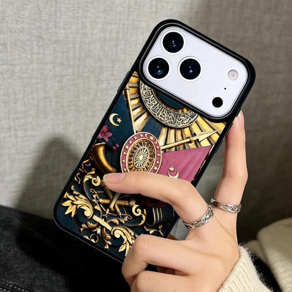 Capa Case for iPhone 17 Air 16 Pro Max 15 Plus 11 13 Mini 14 12 Back Phone Cover Ottoman Empire Coat Of Arms