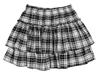 Frilly Elastic Waist Free TOKYO GOODS MARKET and White Free [PureAribon] Skirt, Size, (A/Black Check, Size)