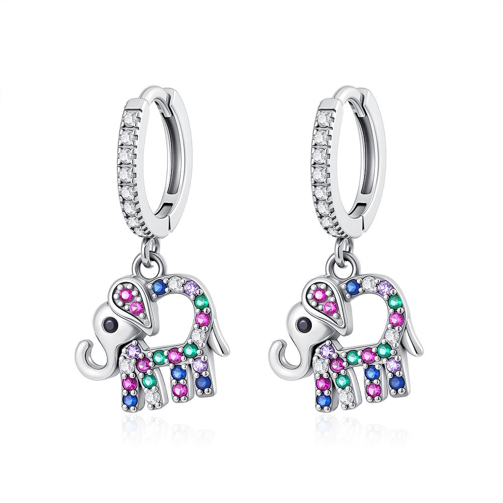 European New 925 Silver Daisy, Butterfly, Heart-Shaped Earrings Suitable For Women's Holiday Exquisite Charm Jewelry Gifts