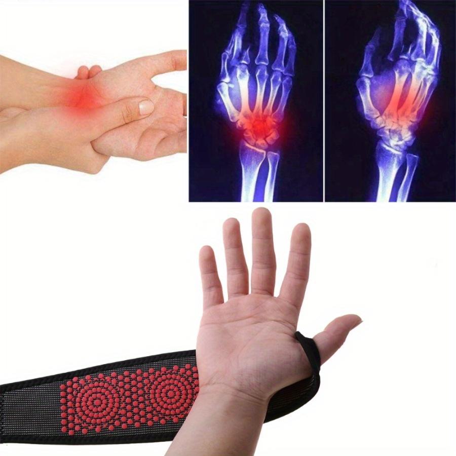Magnetische Therapie Selbsterhitzende Handgelenkstütze Klammer Wrap Beheizter Handwärmer Kompression Schmerzlinderung Armband Gürtel