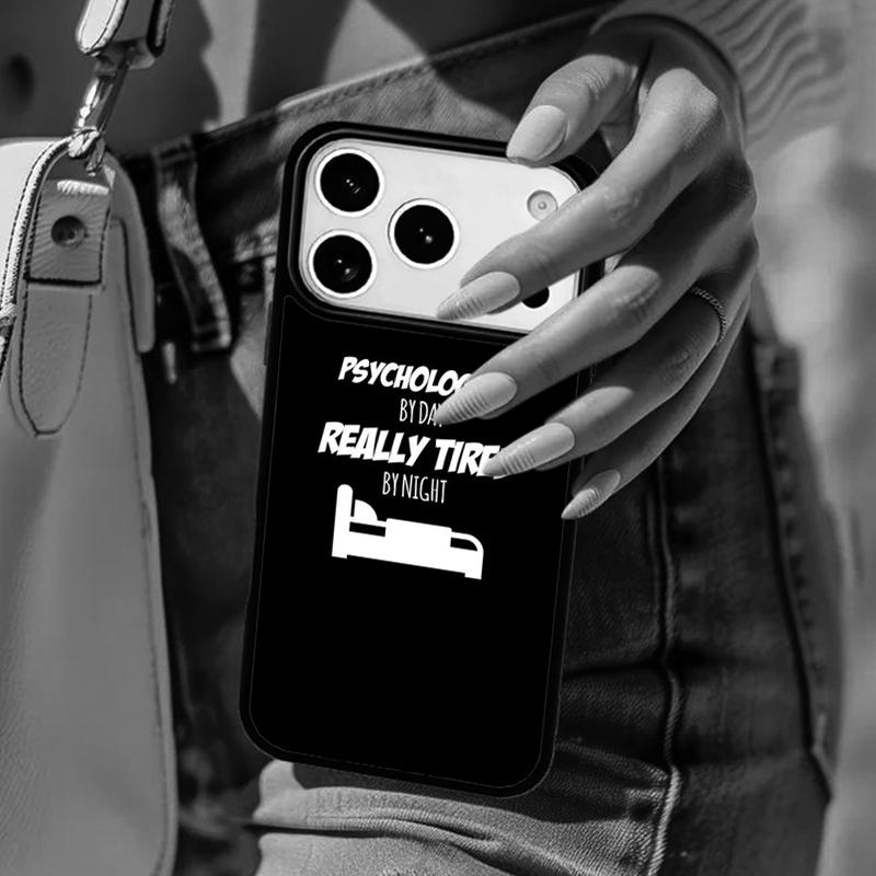 I Love Psychology PSYCHOLOGY Phone Case For iPhone 17 Air 14 15 13 12 Max Cover For Apple 14 15 16 16e 11 Pro Max Plus