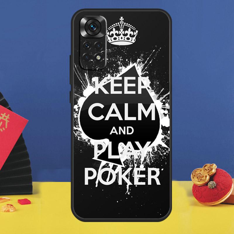 

Spades Poker Play Cards Ace Art Phone Case For Xiaomi Redmi Note 14 Pro 12 11 9 10 13 15 Pro Plus 10C 12C 13C 14C 15C Cover Redmi Note 12 Pro 4G