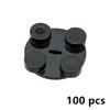 100Pcs MOC 2x2 Turntable Plates Building Block 3680 3679 Base with Top Compatible Assembles Classic Particles Educational Toys