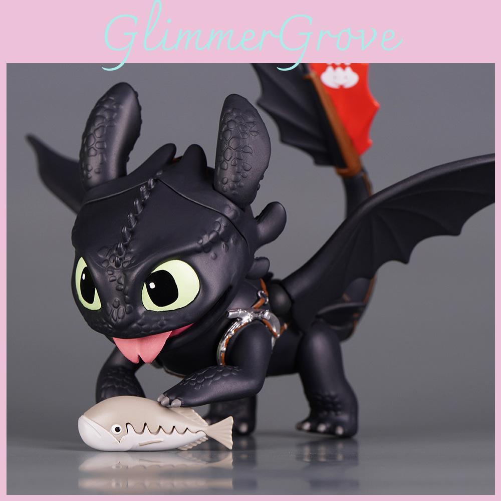 Cómo Entrenar a Tu Dragón Chimuelo Modelo de Plástico con Articulaciones Móviles para Niños y Fans