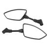 Universal Motorcycle Rear View Mirrors Shatter Proof 360 Deg Adjustable Wide View with M8 M10