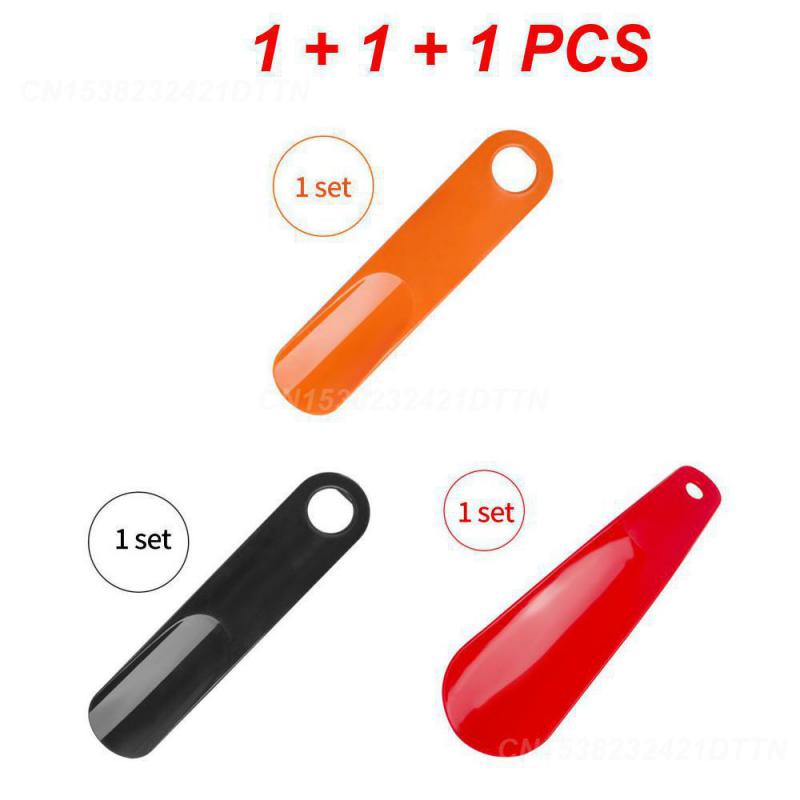 1~4PCS Shoe Smoke Exquisite Workmanship Shoe Lift Auxiliary Plastic Shoe Pull Shoehorn Comfortable 5 Colors Lazy Shoe Helper