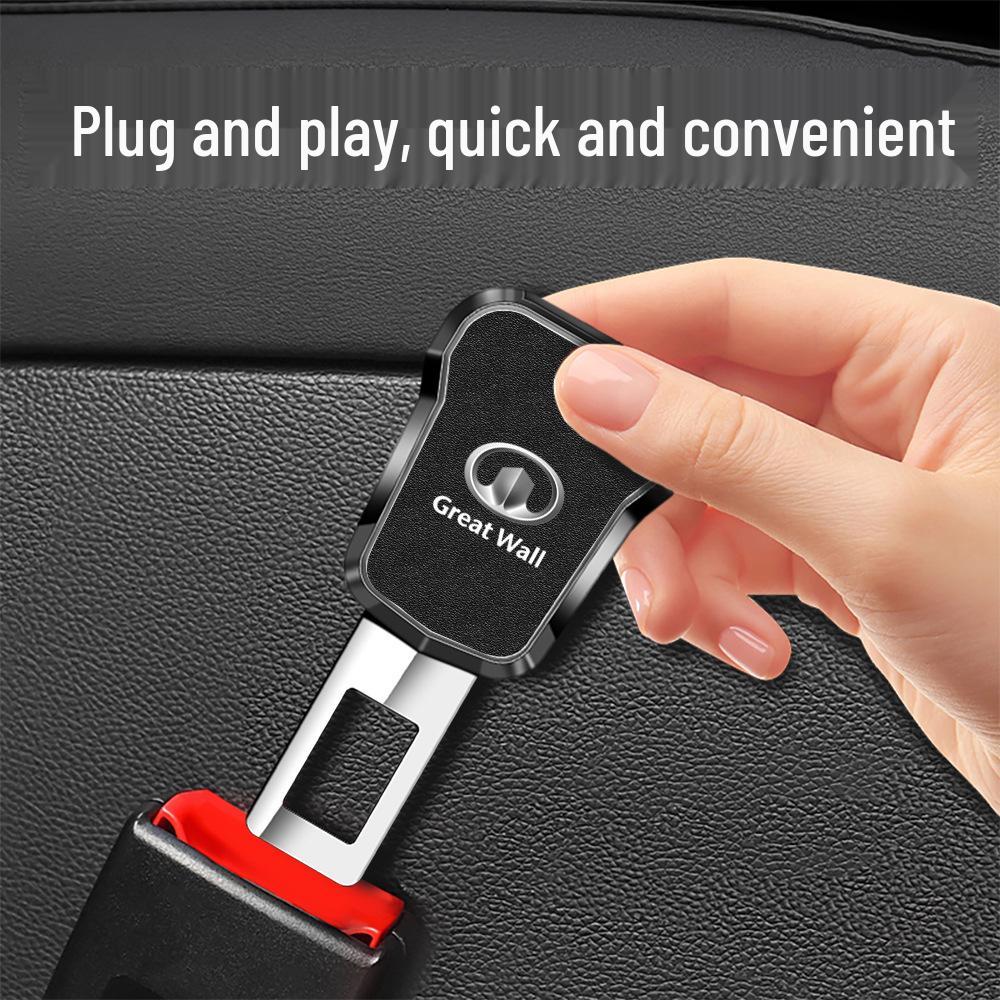 Compatible with Great Wall King Kong Cannon, Fengjun Mountain/Sea Cannon, Safer Coolbear, and other car seat belt extenders.