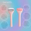 2pcs Facial Roller Set Stainless Steel Ice Roller & Silicone Massage Roller Face Icing Reduce Swelling Skin Massage Care Tools