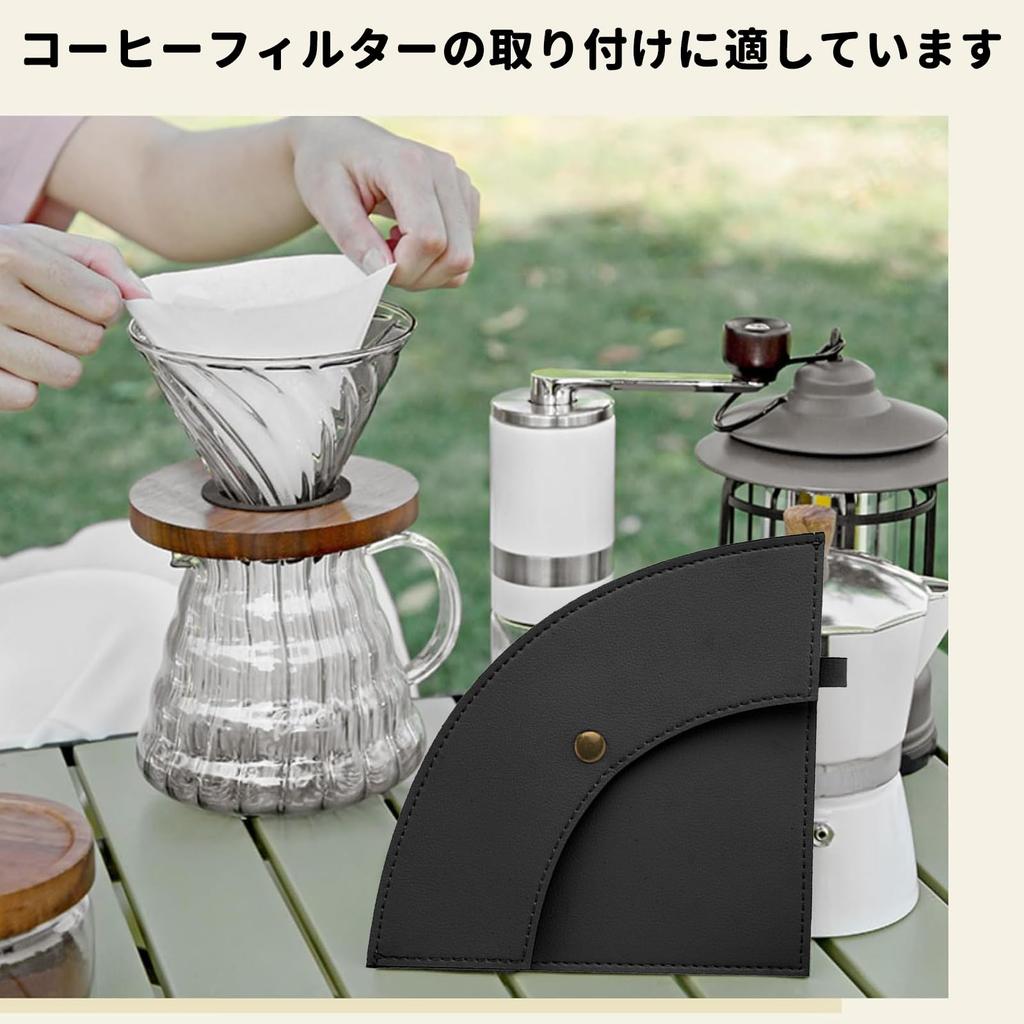 Coffee Filter Case, Coffee Filter Paper Storage, Set of 3 In 3 Colors, Dust-Resistant, Portable, Stylish, For 1-4 Cups, Coffee Accessories, Coffee