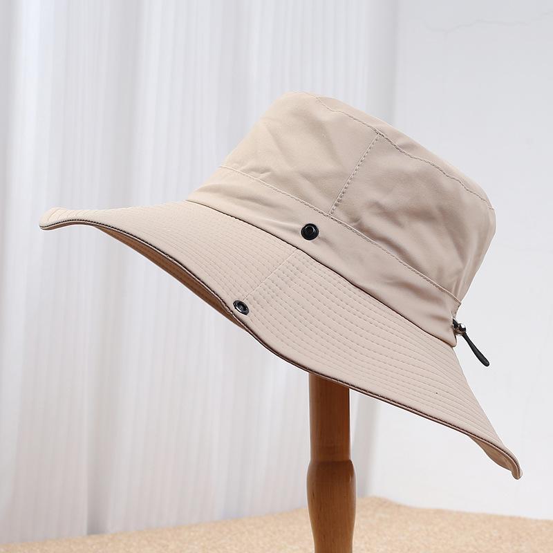 Summer Big Brim Outdoor Visor Male and Female Versatile Leisure Sports Mountaineering Sun Hat Versatile Bucket Hat