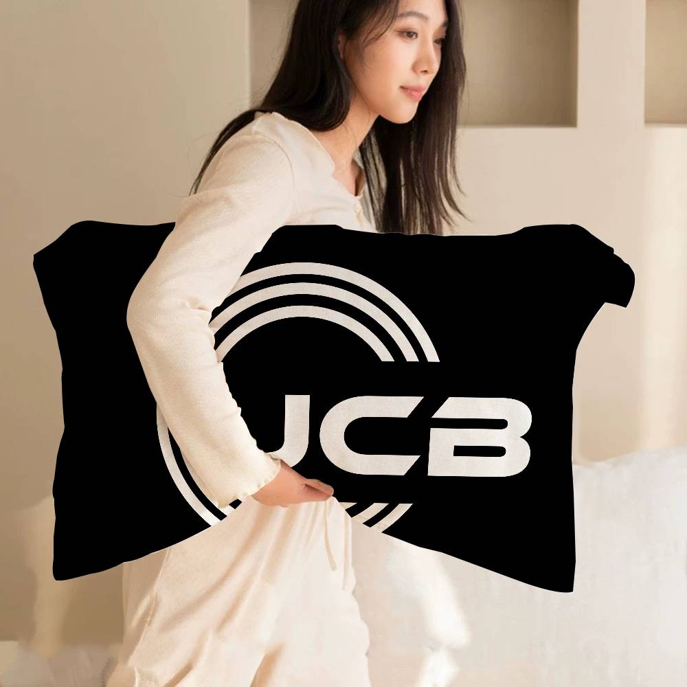 Classic Credit Card J-Jcb LOGO Quick-Dry Polyester Pillowcase For Adult Women, Anti-Oil, Non-Slip, Sweat-Absorbent, Home Use