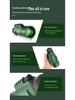 Green Leather 80x100 HD Monocular Telescope with Night Vision - High-Power, Portable for Concerts and Outdoor Use with Mobile Phone Compatibility