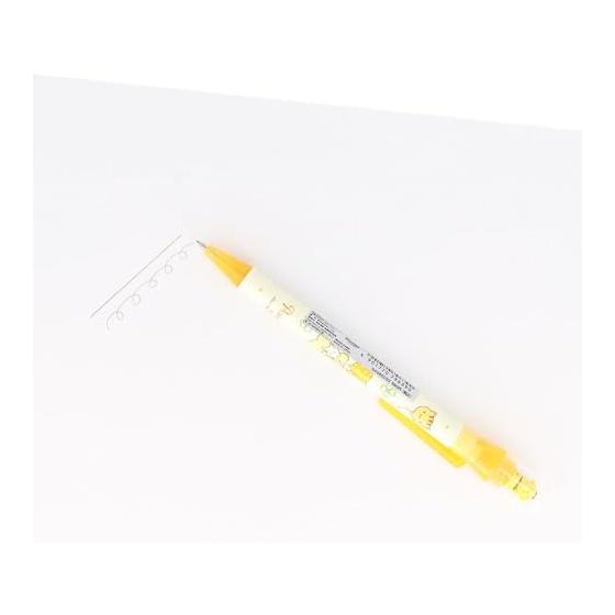 Sun-Star Stationery Sanrio Characters Mechanical Pencil with Mascot, Kurukuru Dome Pen Pom Pom Purin S4485033, Cute Mascot Rotates with Each Click,