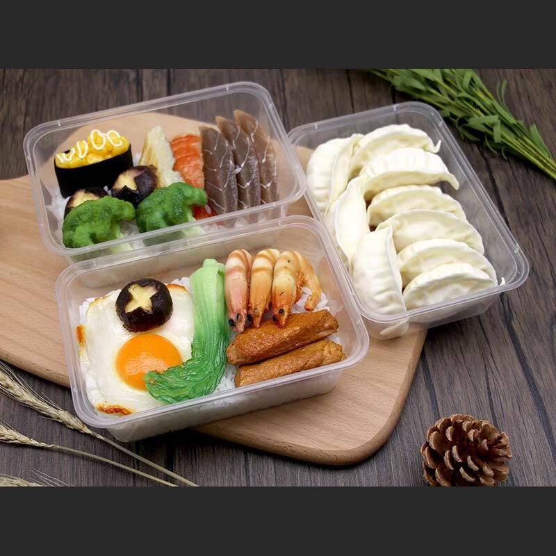 Yipan Disposable Rectangular Food Containers with Lids