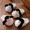 Cute Cartoon Comfortable Casual Fluffy Slippers Women Wear Warm Fluffy Cotton Slippers Women