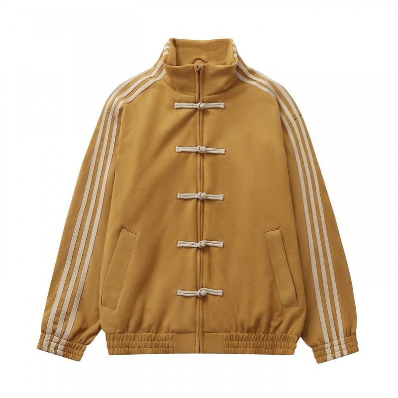 Unisex Stand Collar Cotton Jacket Warm Casual Outerwear Youth Fashion