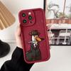 Cute Funny Duck Phone Case For iPhone Apple 17 AIR 16 16E 11 12 13 14 15 XR Plus Pro Max DIY Case TPU Shockproof Cover Capa
