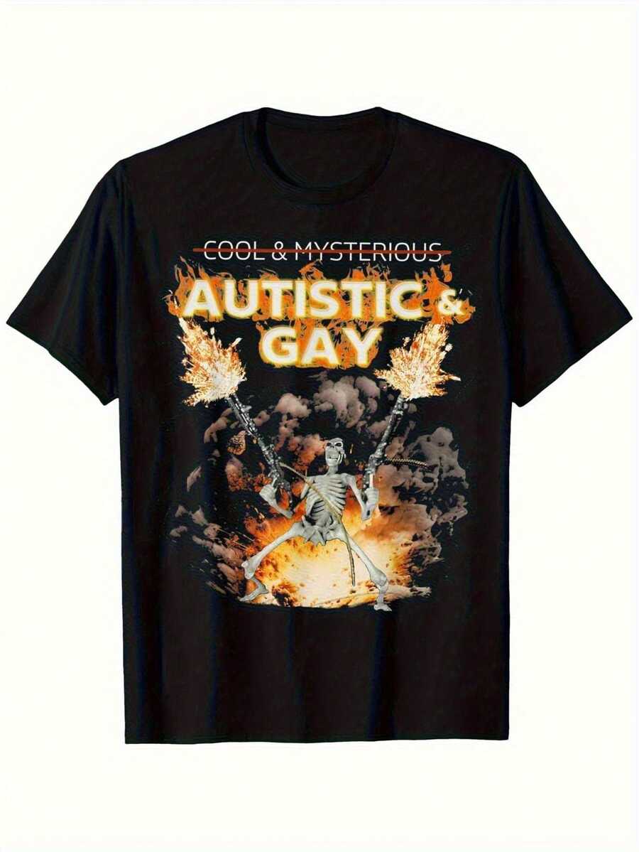 

Unisex Pure Cotton T-Shirt, Men s Pride-Themed T-Shirt - Bold Skull And Flame Design With The Slogan S разноцветный