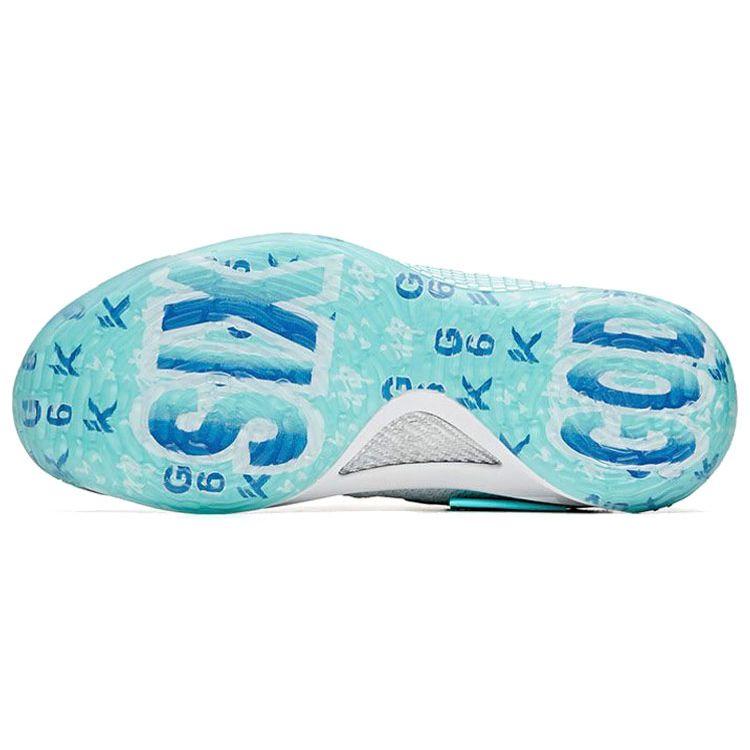 Anta KT5 Thompson Pro Basketball Shoes Men Sneakers White Blue 112021101-6