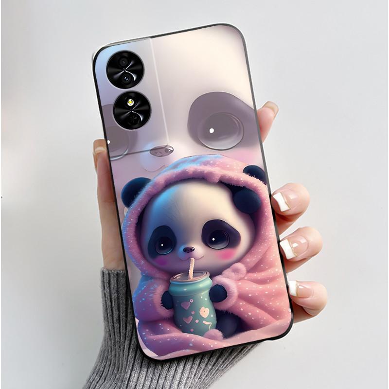 Phone Case For TCL 40 NxtPaper Back Cover Cute Rabbit Cat Funda Silicone Soft Coque For TCL 40 NxtPaper 4G Shockproof Case Shell