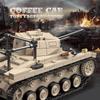 Non-Toxic Wwii Military Tank Moc Bricks Model Classic Light Armored Vehicle Building Blocks Army Soldier Toys Children Christmas Gifts