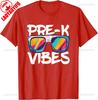 Prek Vibes Shirt Back To School Prek Boy Teacher Tshirt Unisex Unisex Summer Cotton Printed Tshirt Casual Streetwear Clothes