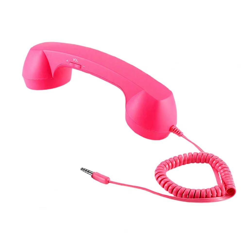 Wired Receiver Retro Telephone Handset Handheld Telephone Receiver  For Mobile Phones