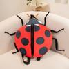 1pc Bee Backpack and Ladybug Backpack Plush Stuffed Cartoon Insect Toys Creative Bags Gifts