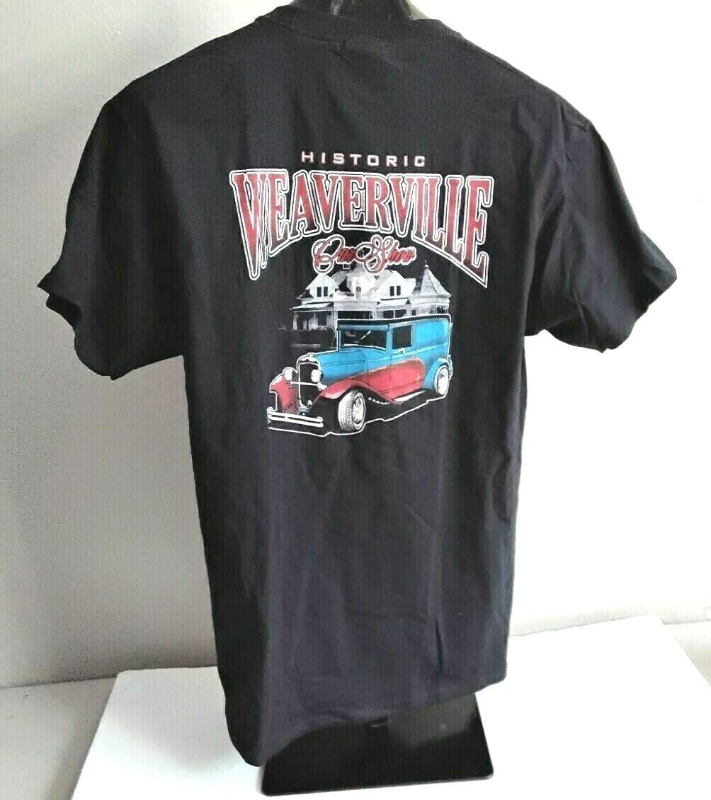 New W/O tag Historic Weaverville Car Show Size L Pocket Tee Shirt Cotton XXXXL