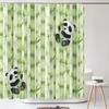 Cute Cartoon Panda Printed Fabric Waterproof Shower Curtain With Hooks For Bathtub Bathroom Screens Home Decor Wall Cloth