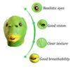 [ShuaWdk] Funny Green Fish Head Mask for Halloween, Funny Merman Mask, Animal Mask, Headgear, Disguise, Monster, Cosplay, Realistic Rubber Green Head
