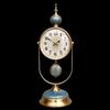 Retro Table Clock Creative Living Room Dining Room Restaurant Bedroom Indoor Home Decoration Silent Metal Desk Clock Gift Clocks