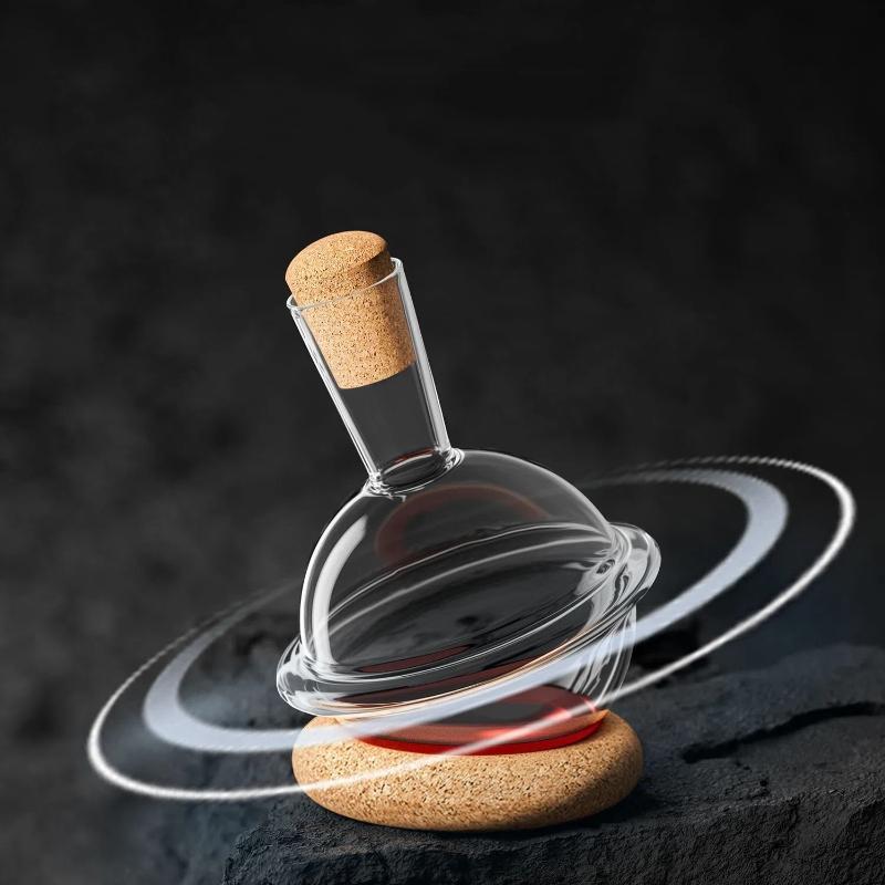 Premium Glass Wine Decanter Red Wine Aerator Elegant Barware Gift
