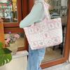 Chic Quilted Large Capacity Tote Bag For Women Soft Shoulder Commuter Bag
